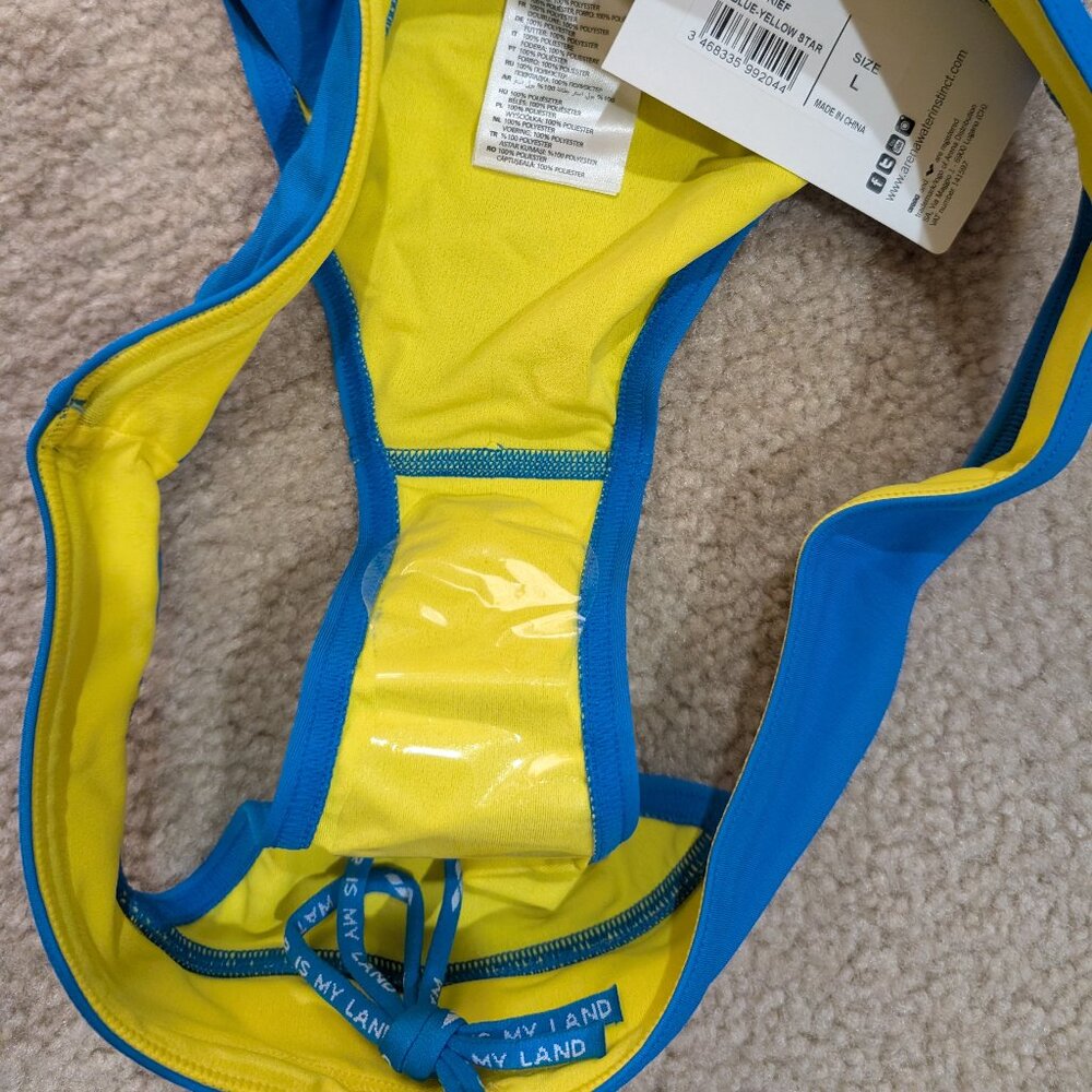 NTW Arena bikini bottoms, L, Blue-Yellow star - Picture 4 of 10